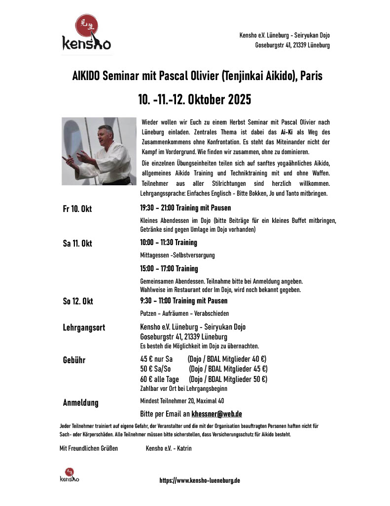 AikidoLehrgangPascal2025Okt Ausschreibung